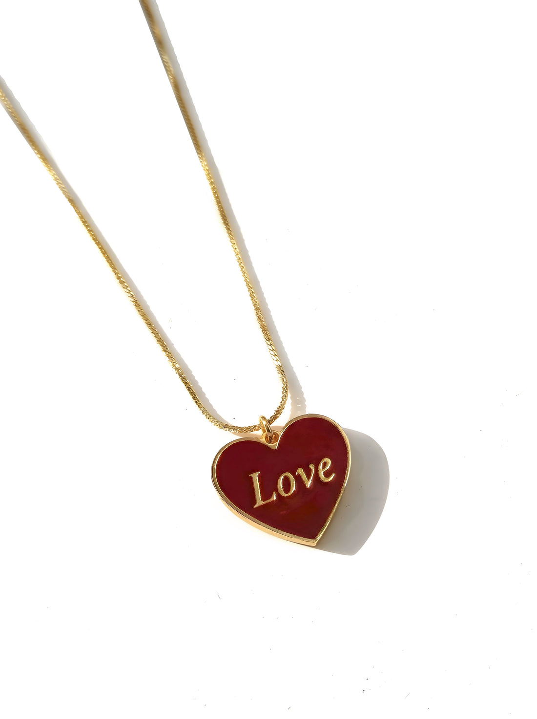 Love / Lust Necklace • Wine/ Black