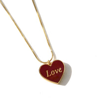 Love / Lust Necklace • Wine/ Black