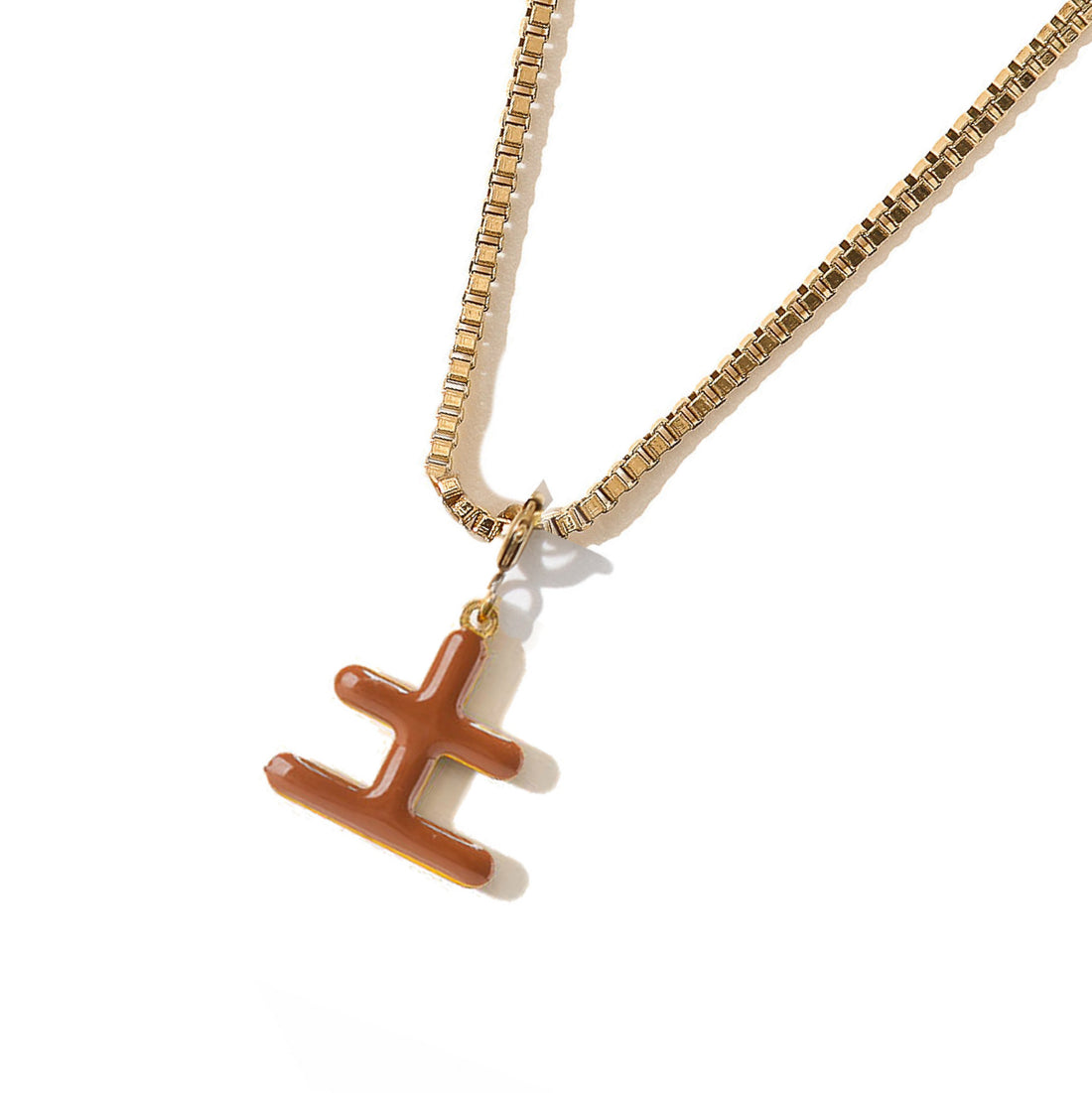 Five Elements / Earth Necklace • Yellow & Brown/Beige