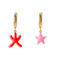 Universe / Mars Earrings • Red