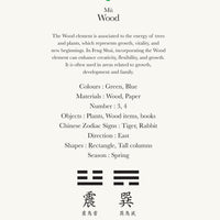 Five Elements / Wood Pendant • Forest & Grass