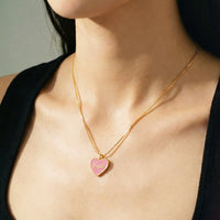 True/ Rude Necklace • Yellow/ Pink