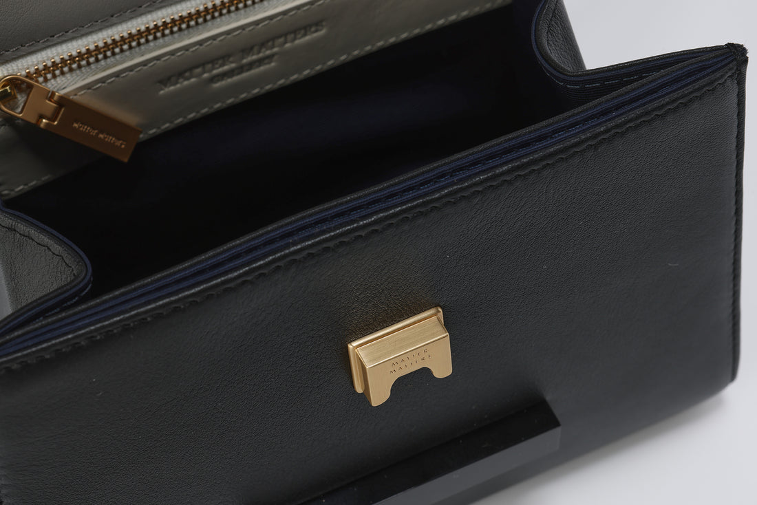 The Completely Over It Bag with Strap • Black