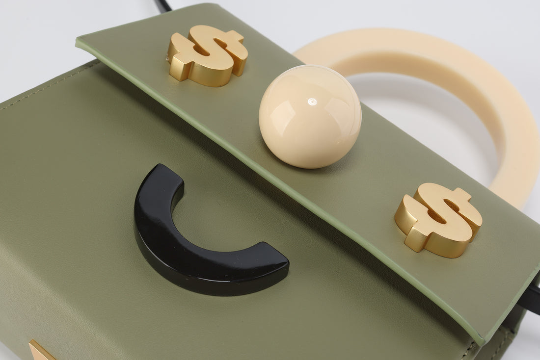 The Show Me The Money Bag with Strap • Olive