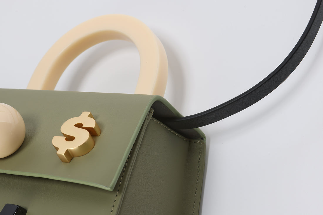 The Show Me The Money Bag with Strap • Olive