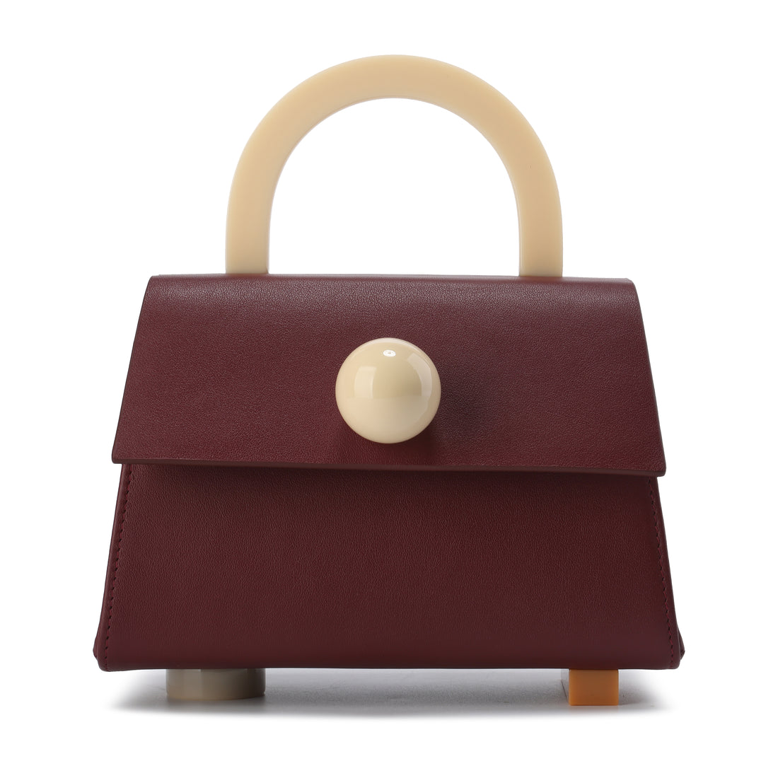 Diva Satchel Bag with Strap • Wine