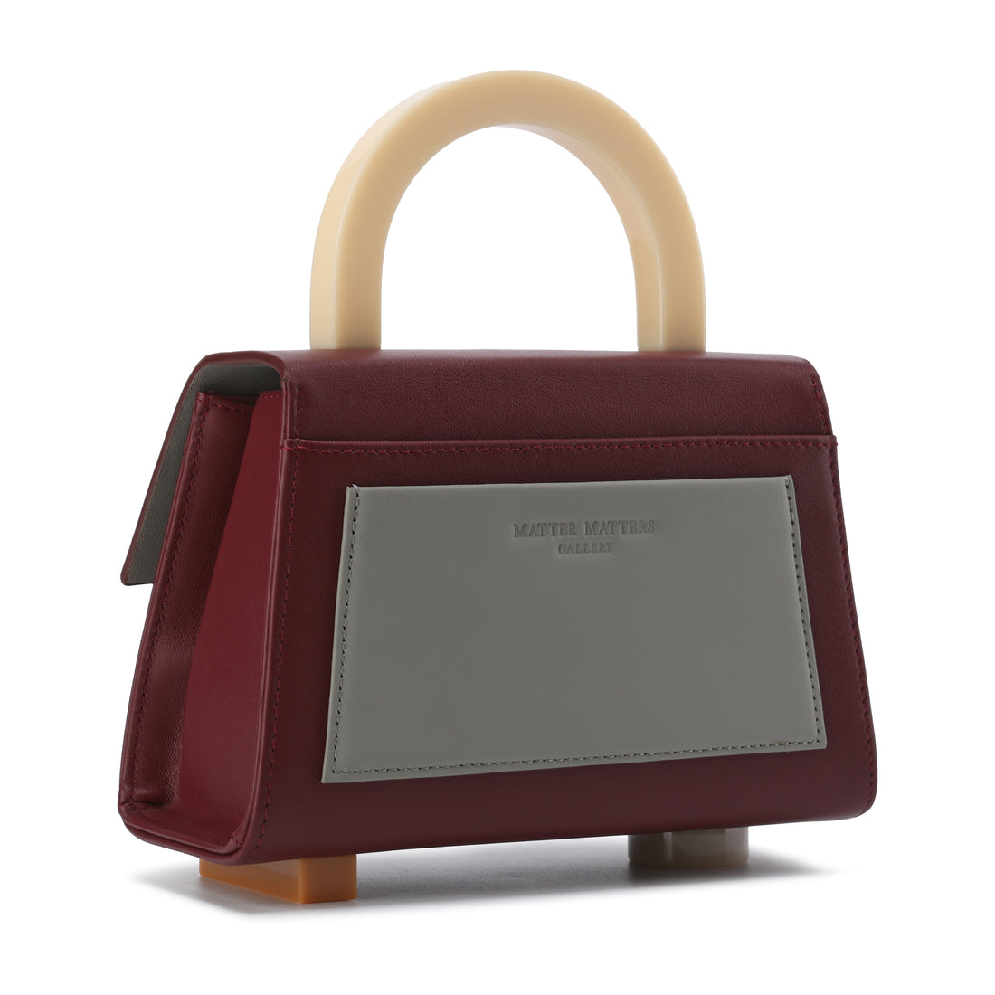 Diva Satchel Bag with Strap • Wine