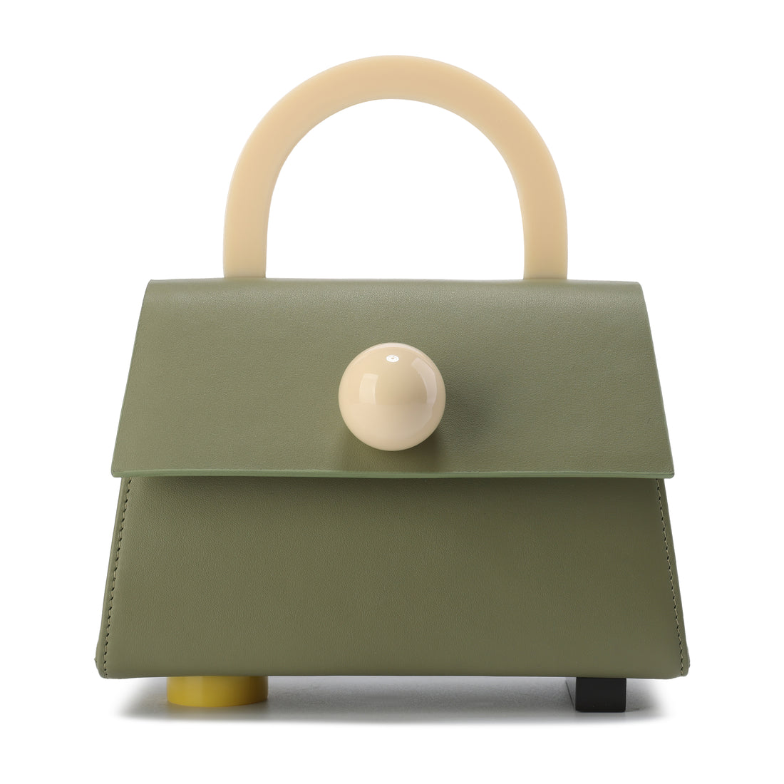 Diva Satchel Bag with Strap • Olive