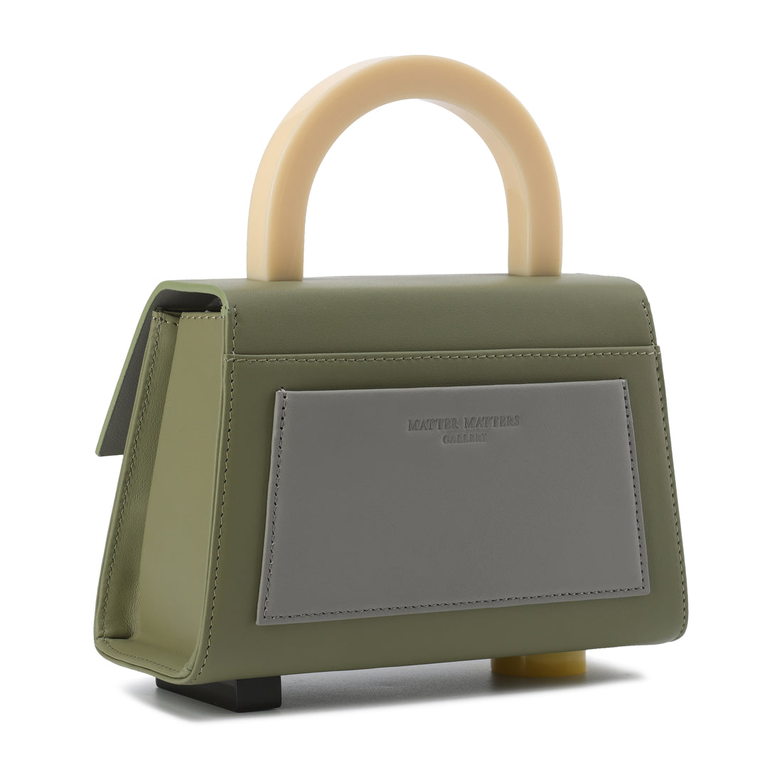 Diva Satchel Bag with Strap • Olive
