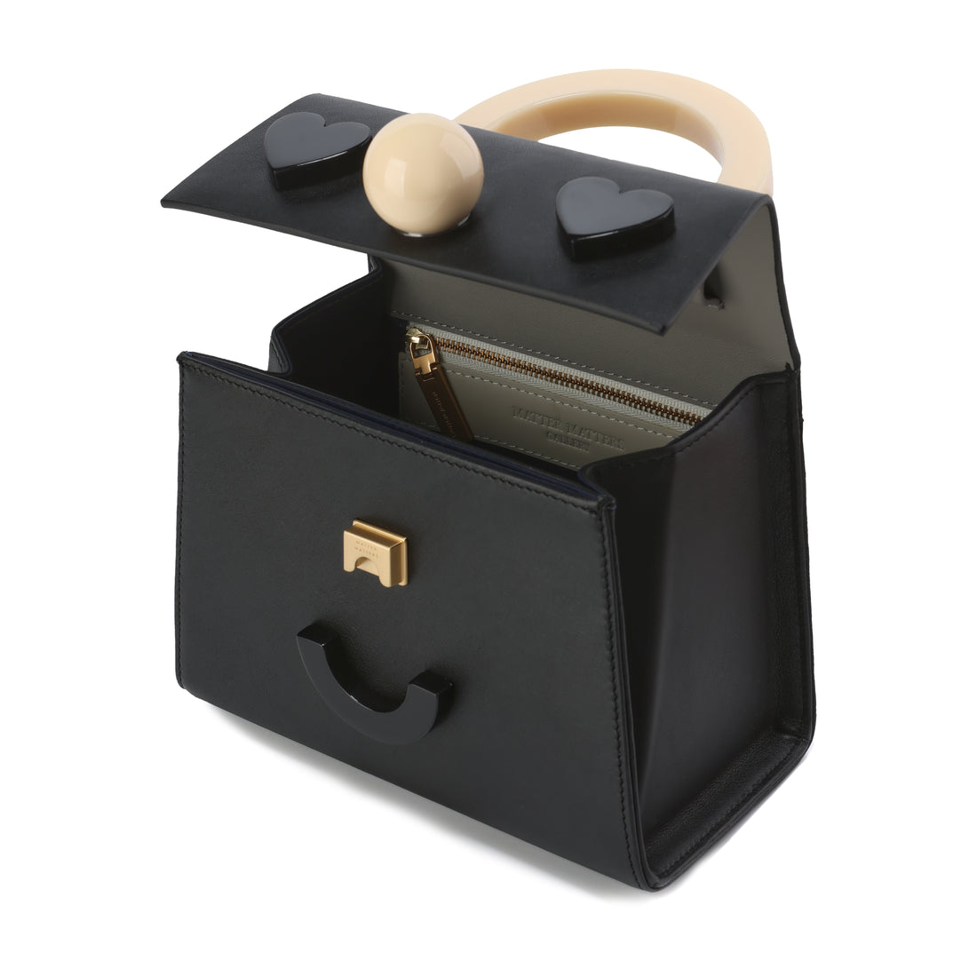 The Hopeless Romantic Bag with Strap  • Black
