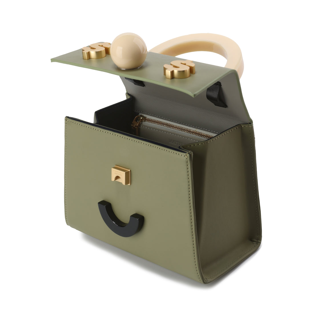 The Show Me The Money Bag with Strap • Olive