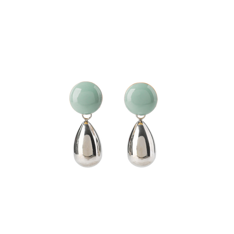 Drop Earrings • Pea Green