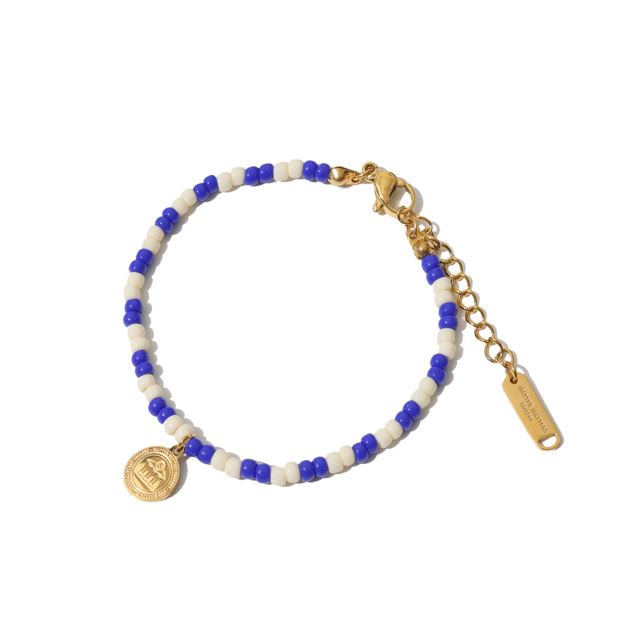 Billion Dollar Coin Bracelet •  Blue