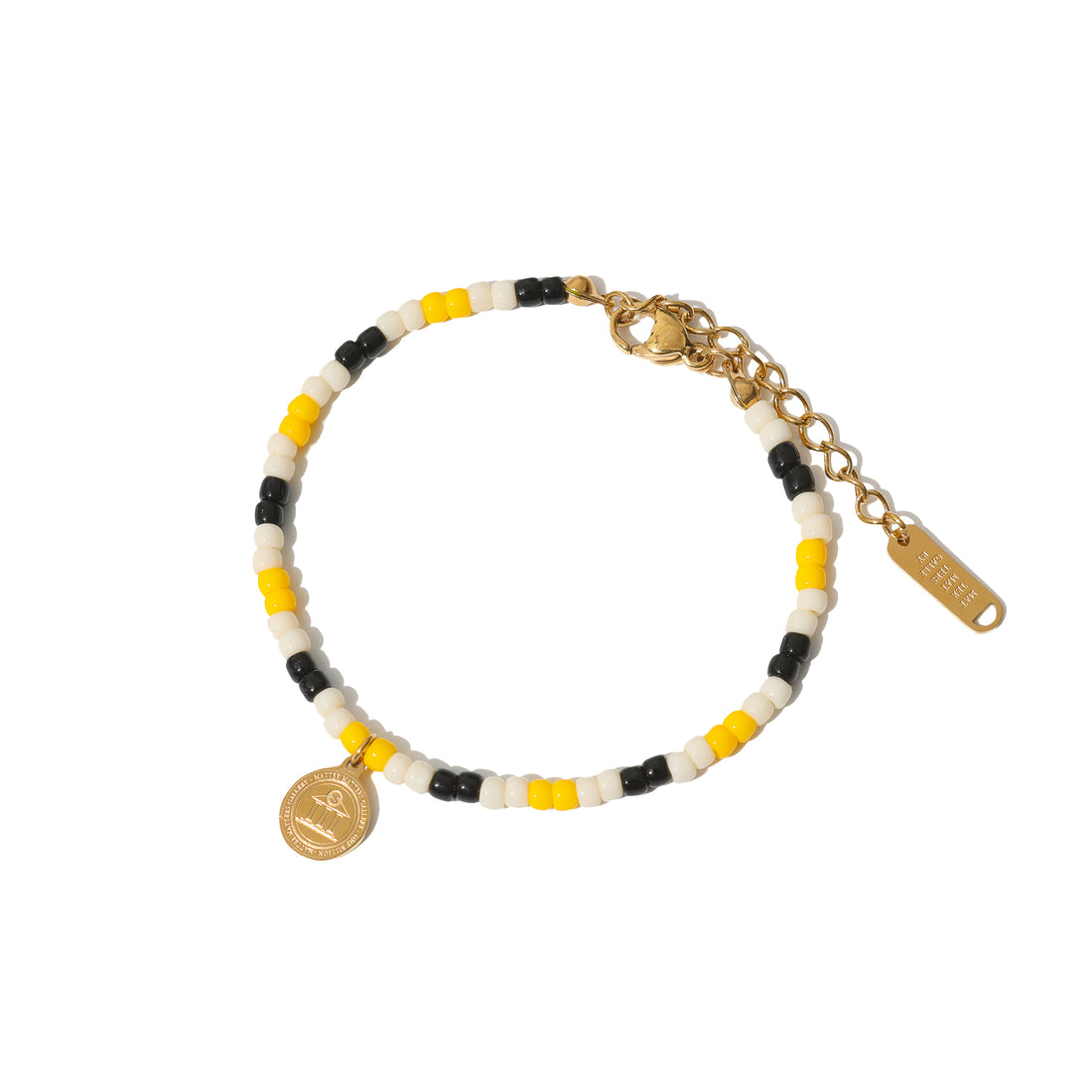 Billion Dollar Coin Bracelet • Yellow/ Black