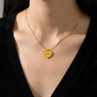 True/ Rude Necklace • Yellow/ Pink