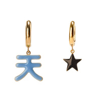 Universe / Uranus Earrings • Sky