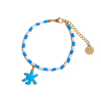 Five Elements / Water Bracelet • Cyan & Cobalt