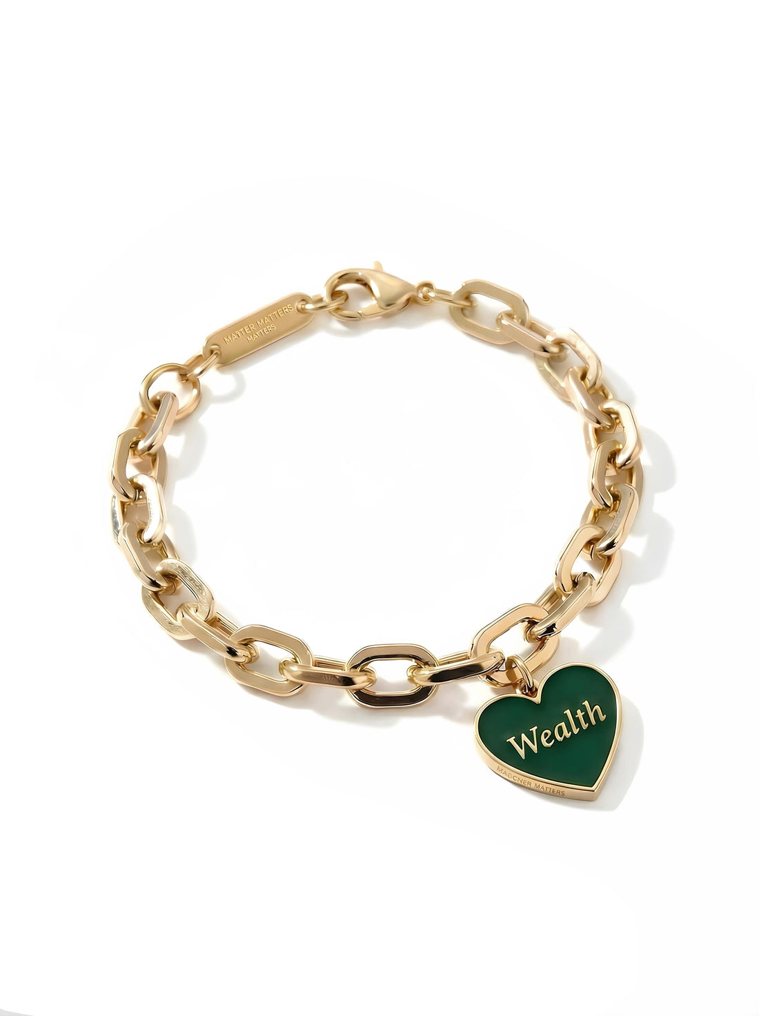 Health/ Wealth Bracelet • Green/ Purple