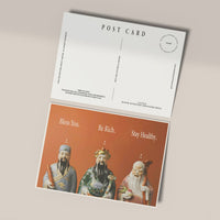 Gods Bless You Postcard + Sticker Set • 3 colour options