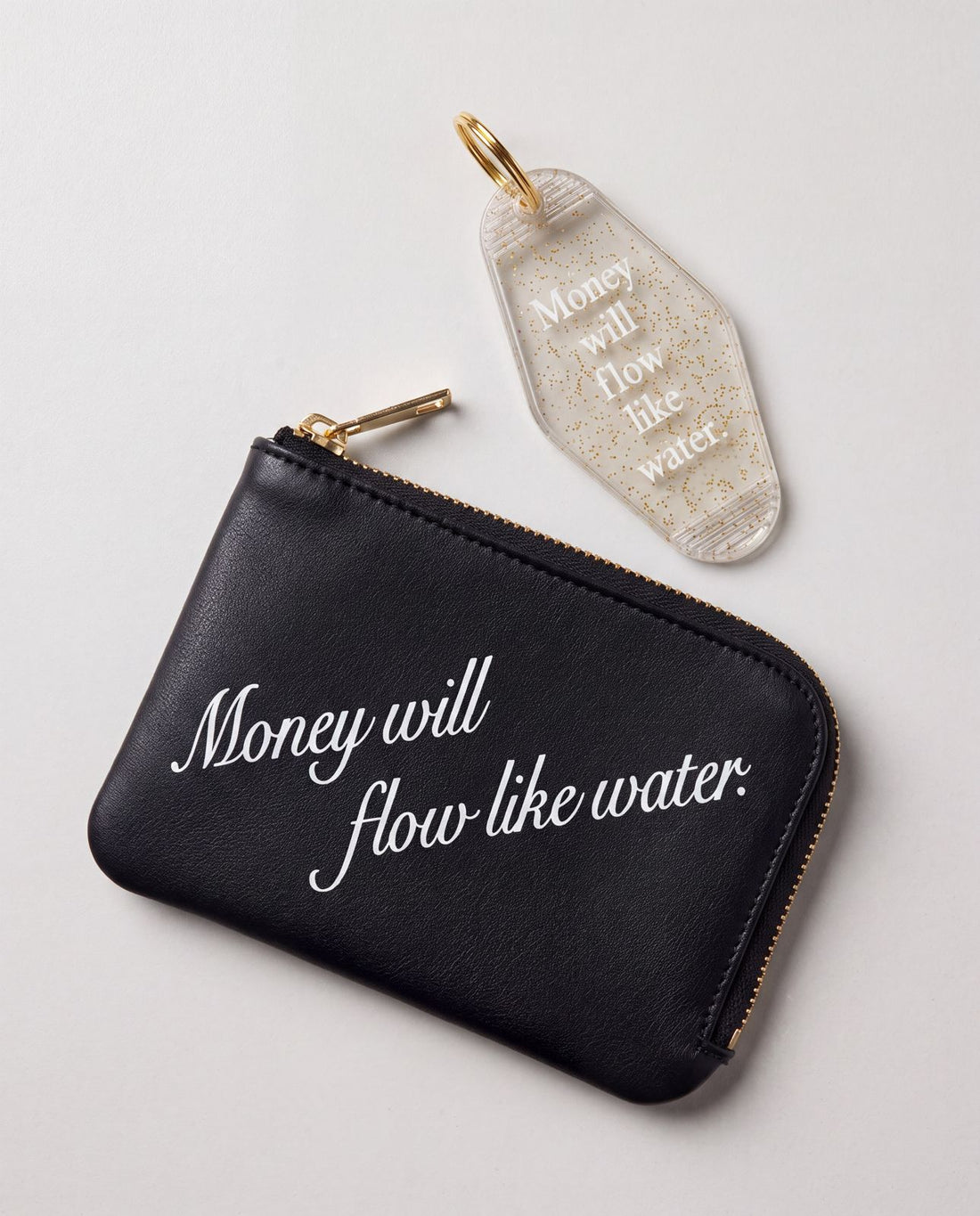The Manifest Pouch with Keyring • Black or Olive