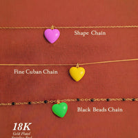 Shining Star Necklace • Yellow & Orange