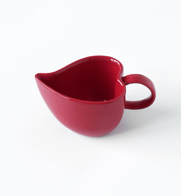 XI XING LE / Peach Drinking Mug • Red