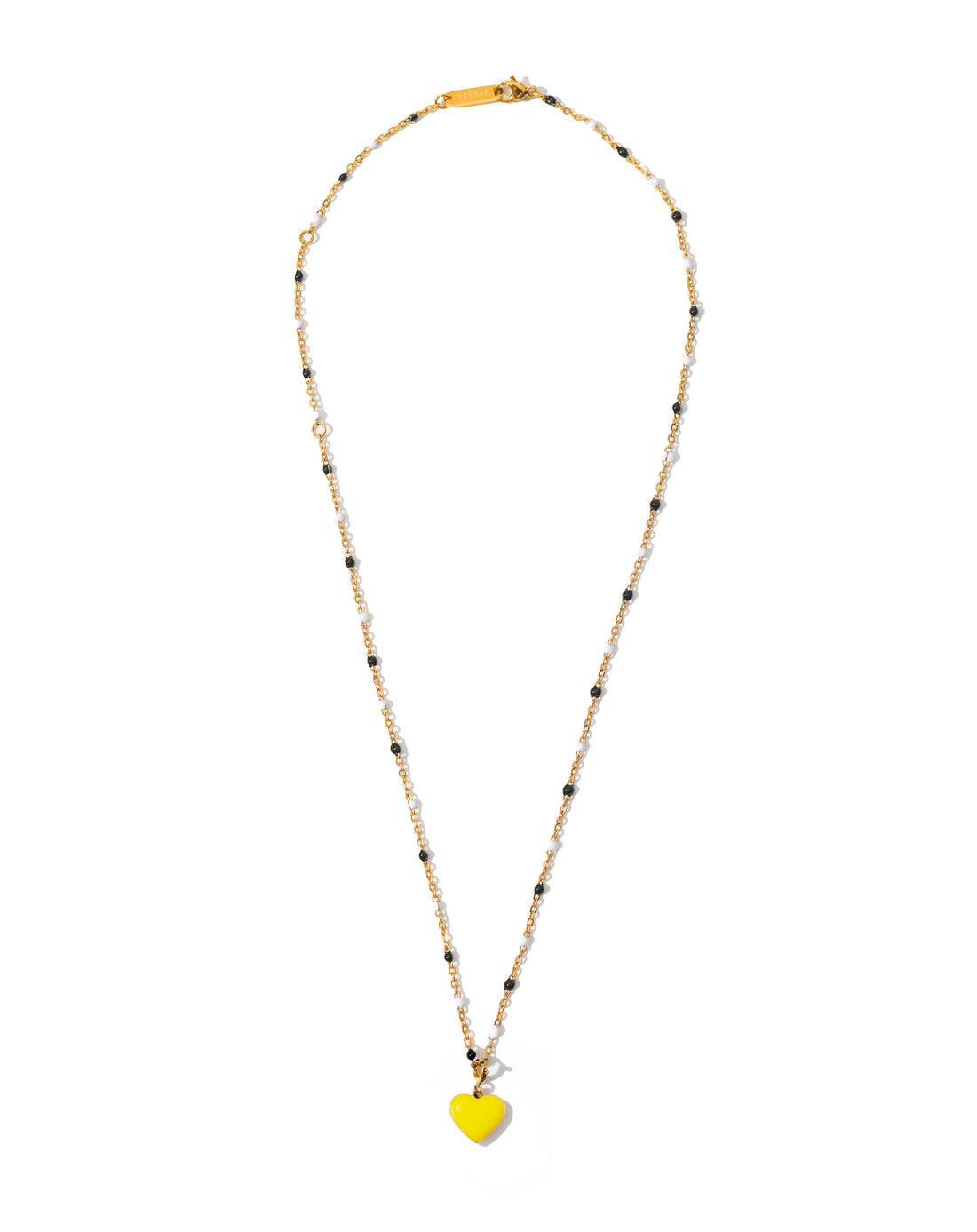 Humble Heart Necklace • Yellow & Orange