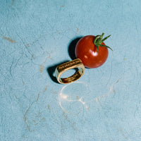 Fuck what fucks you • Gold Signet Ring