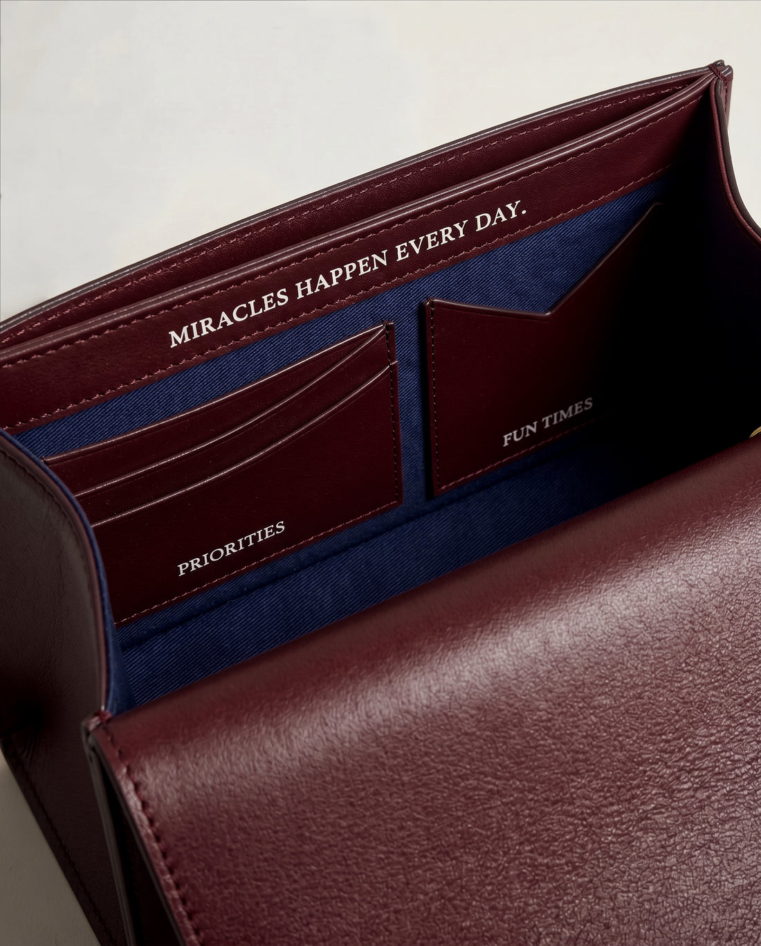 Mini Out Of Office Bag • Wine