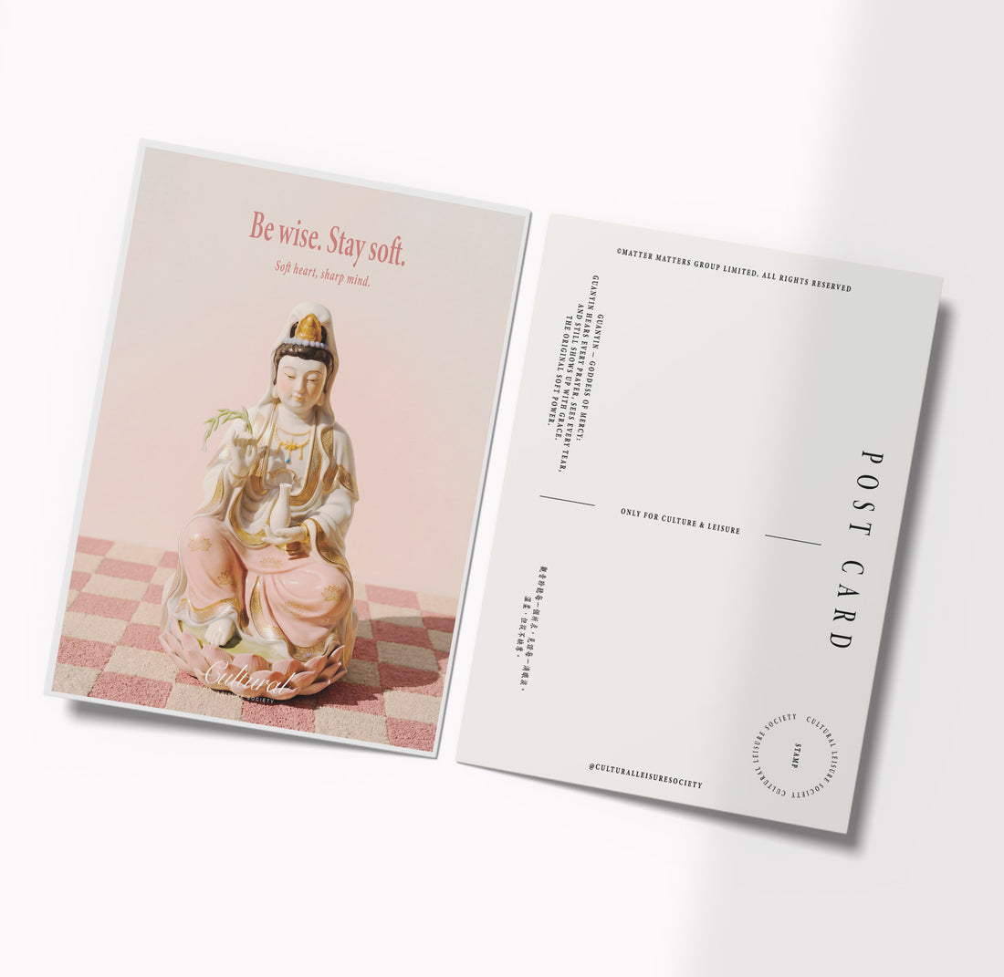 Some Good Fortune Postcard • Guanyin Statue