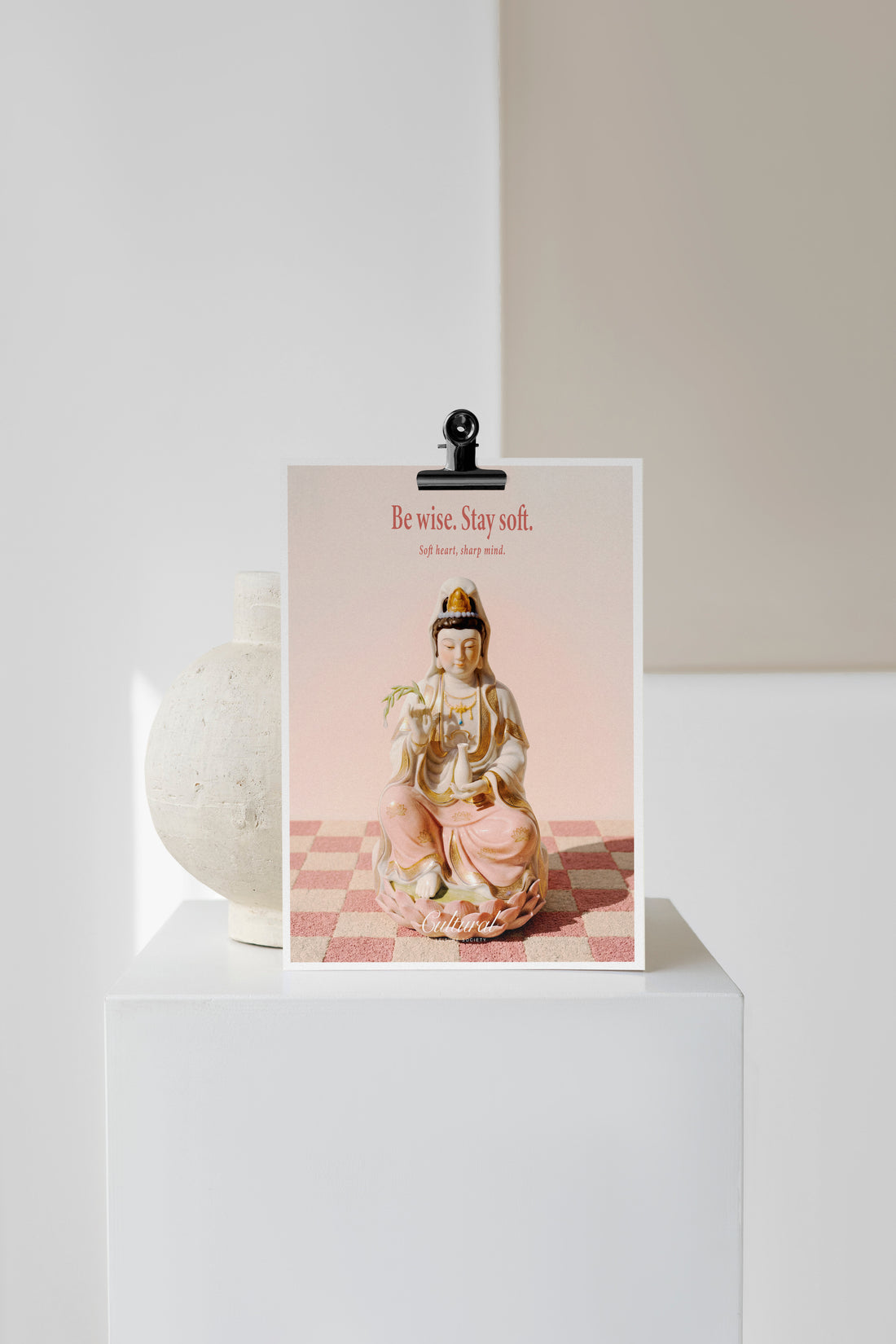 Some Good Fortune Postcard • Guanyin Statue
