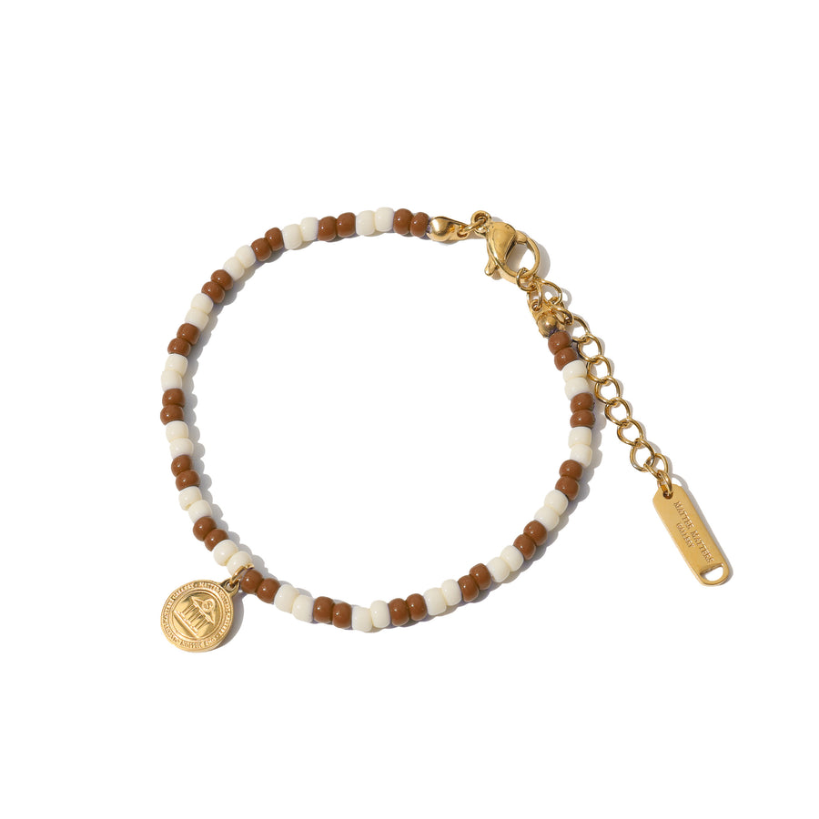 Billion Dollar Coin Bracelet • Brown