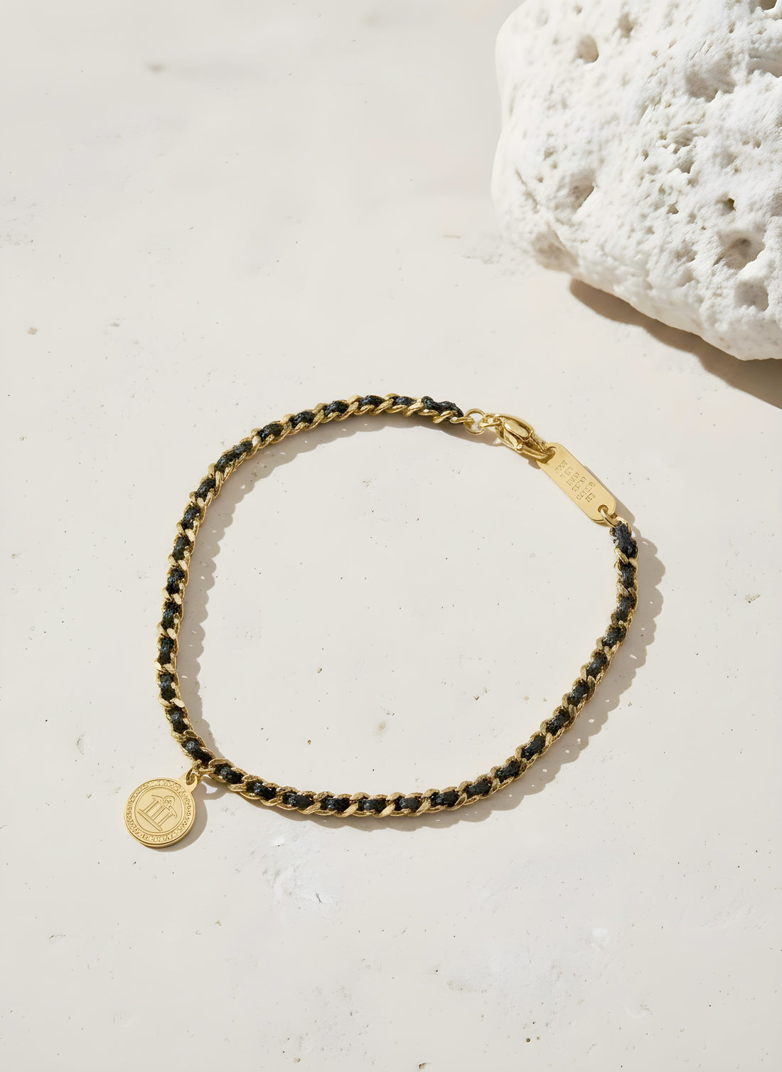 Billion Dollar Coin Chain Woven Bracelet
