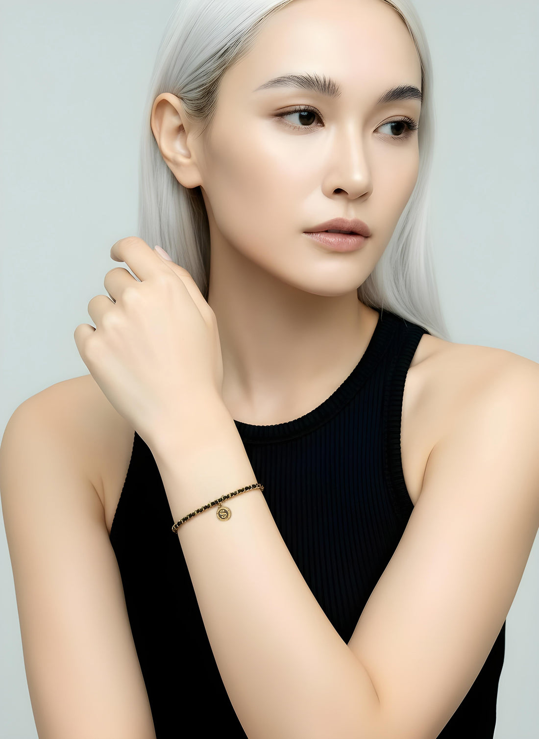 Billion Dollar Coin Chain Woven Bracelet