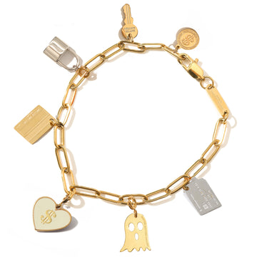 Wealth Abyss Bracelet • Two-tone / Beige