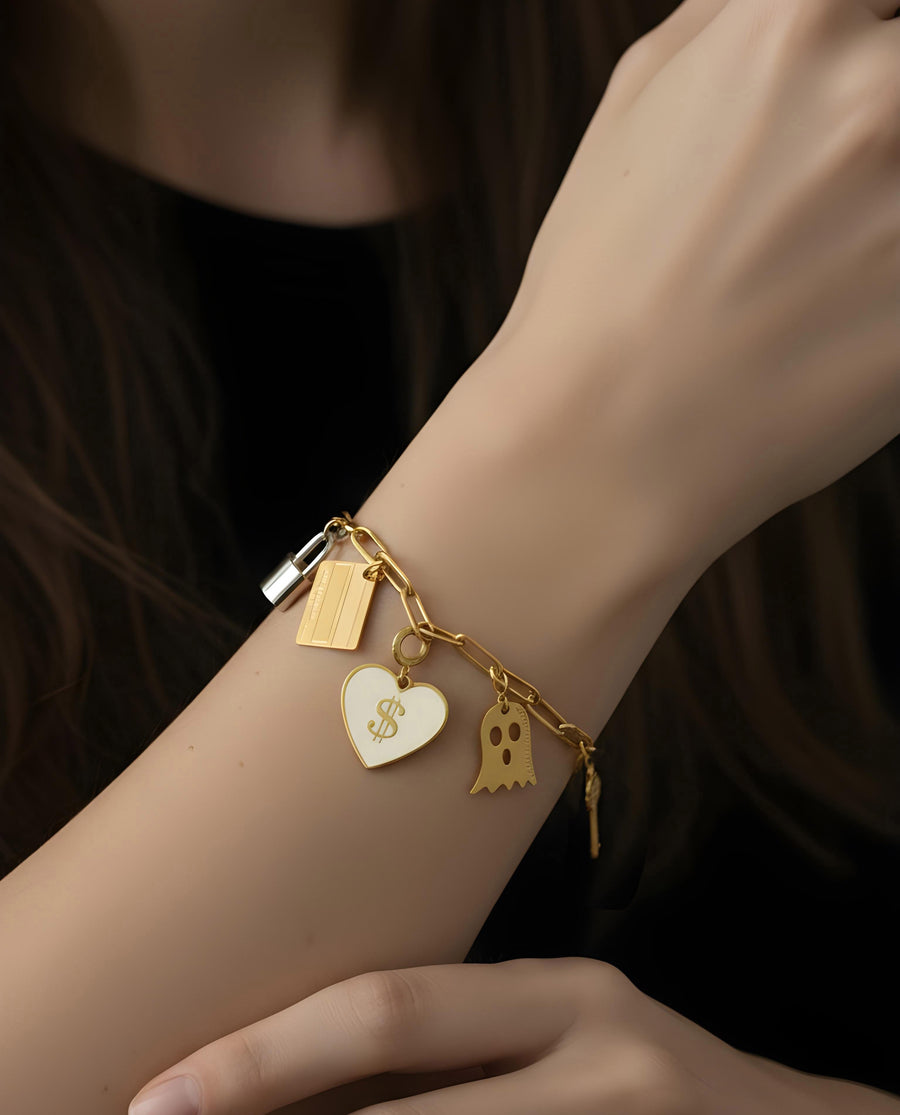 Wealth Abyss Bracelet • Two-tone / Beige