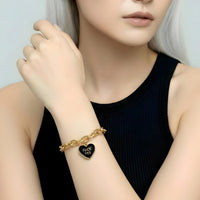 Fuck Yes Bold Chain Bracelet • Black