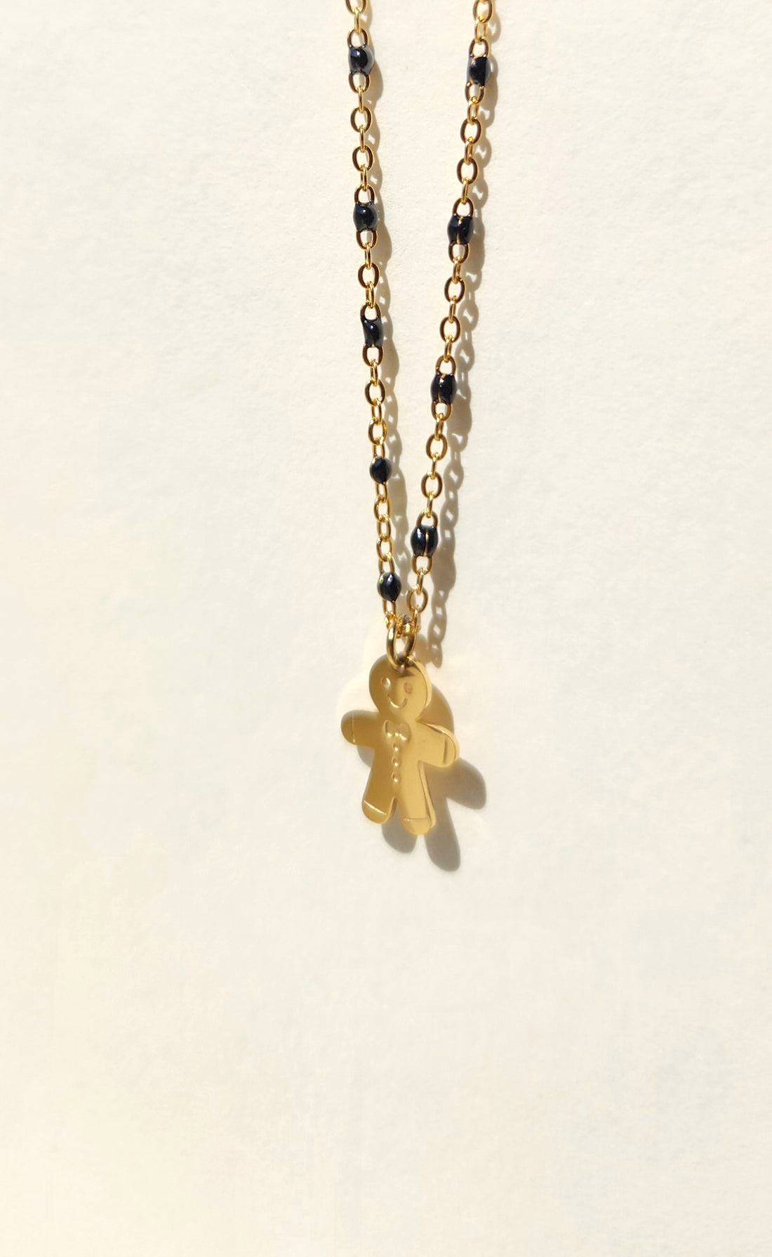 Not Anyone's Gingerbread Man Necklace • Gold