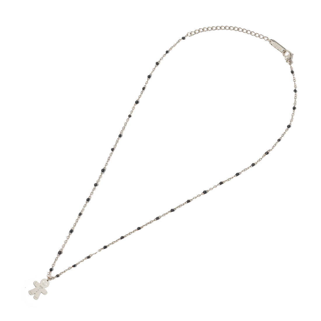 Not Anyone's Gingerbread Man Necklace • steel