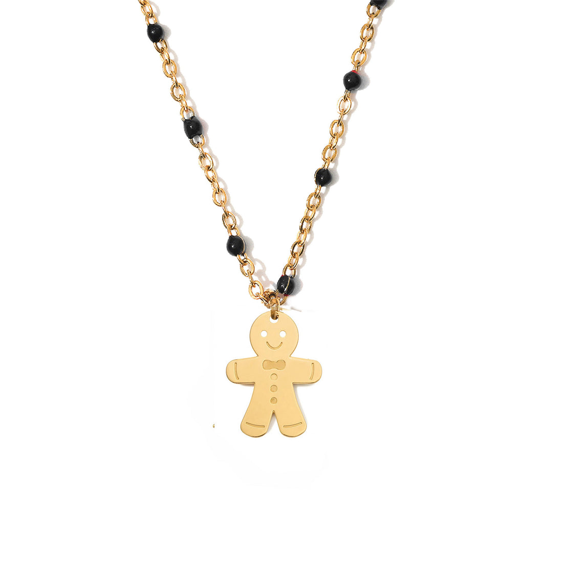 Not Anyone's Gingerbread Man Necklace • Gold