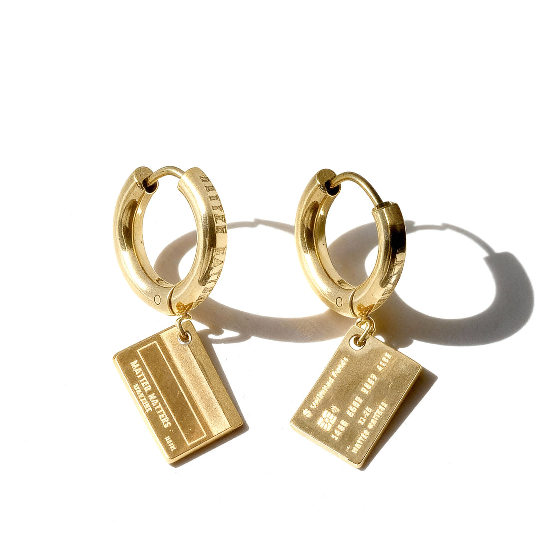 Unlimited Funds Credit Card Hoops • Gold