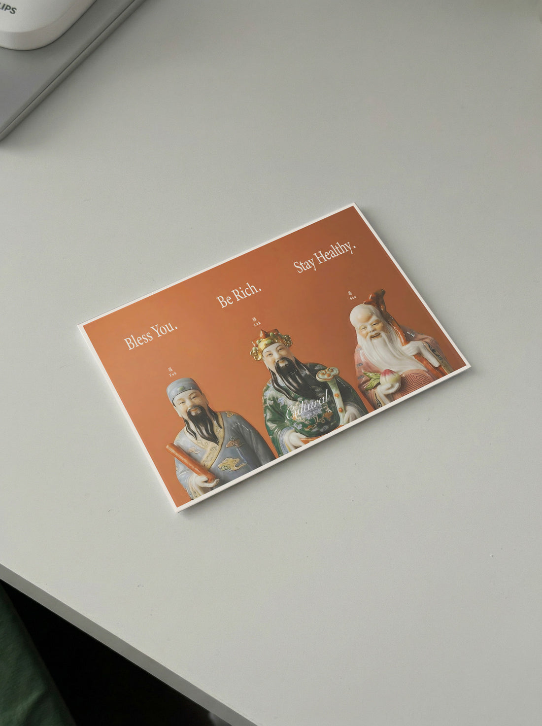 Gods Bless You Postcard + Sticker Set • 3 colour options