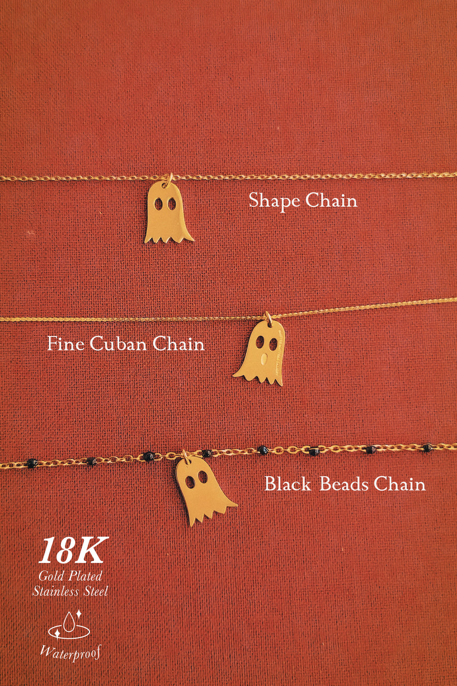 Hide & Seek Necklace • Gold
