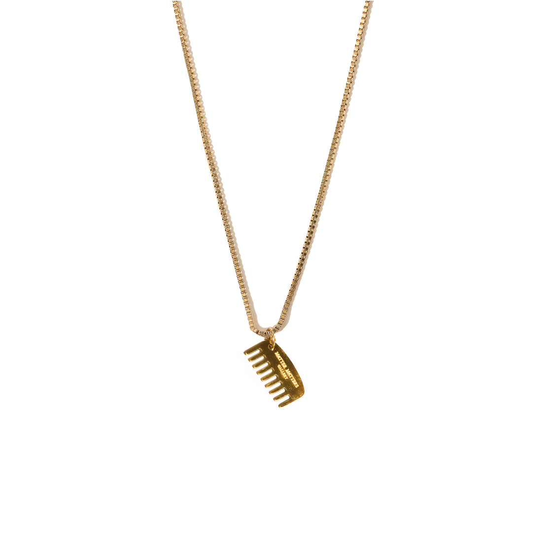 Hello Hair Comb Necklace • Gold