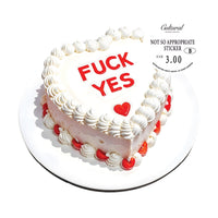 CLS Sticker • Fuck Yes Cake