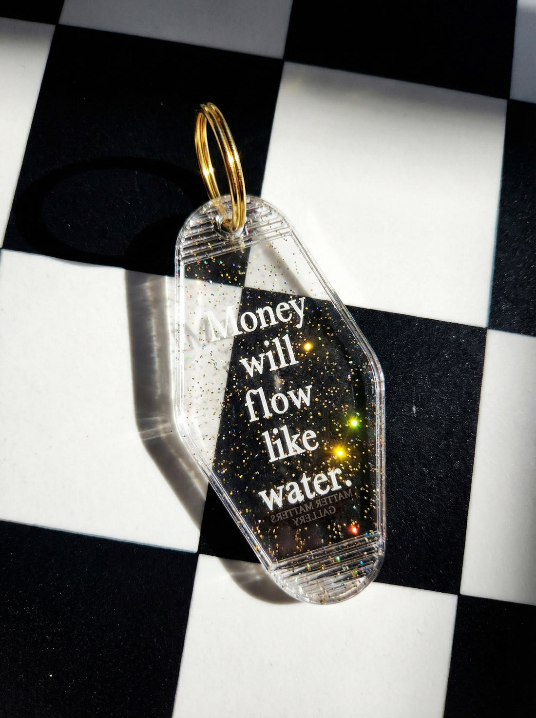 MMG Keyring • Clear • Money like water