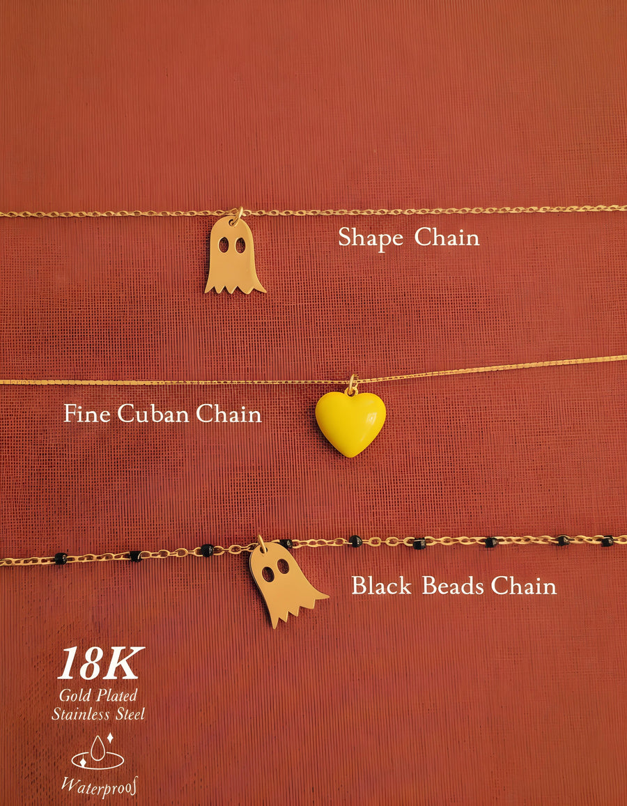 Humble Heart Necklace • Red & Pink