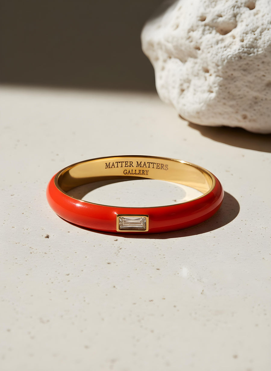 Bling Ring • Red Enamel