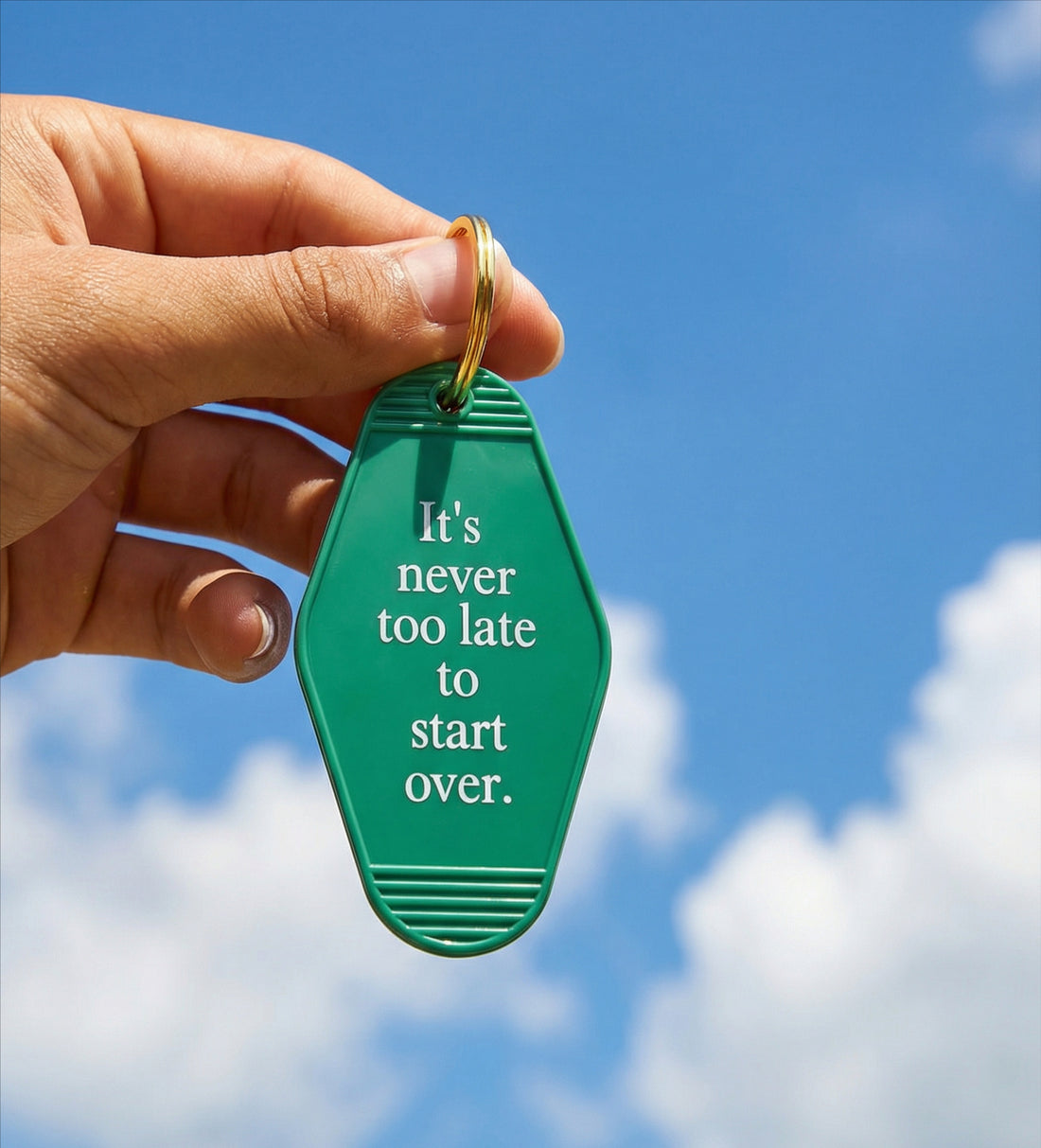 MMG Keyring • Jade • Never too late