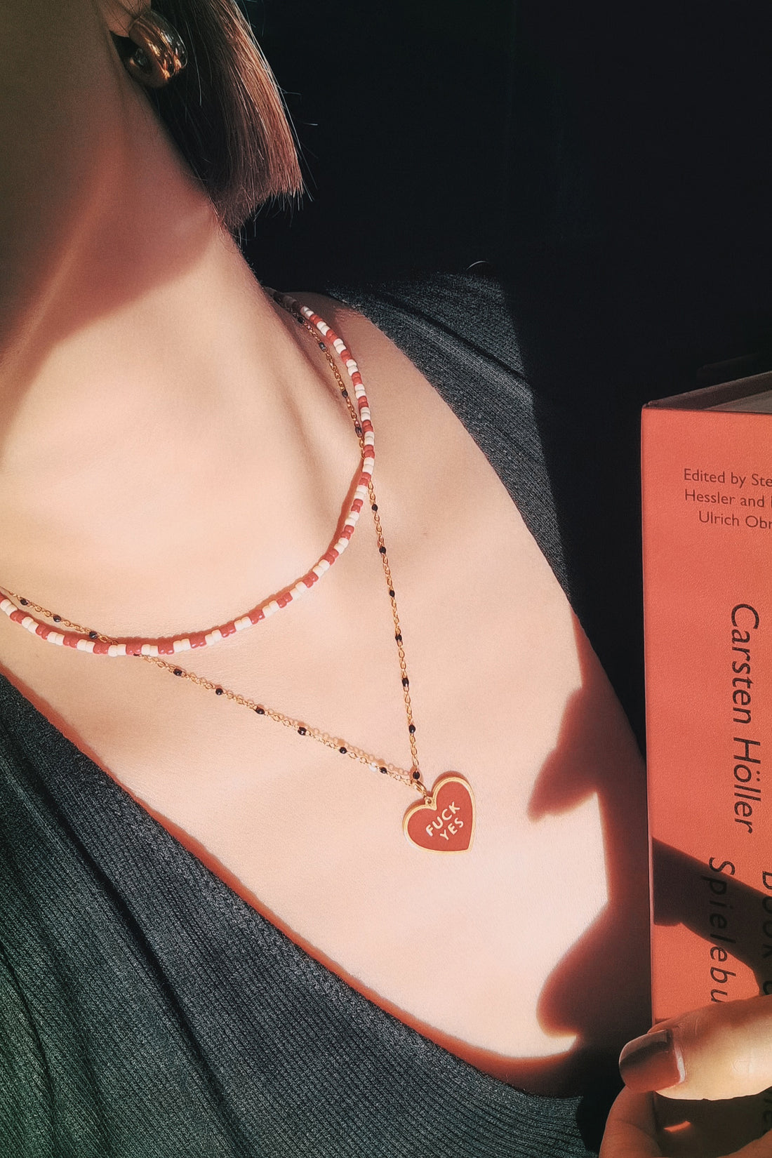 Fuck Yes Necklace • Red